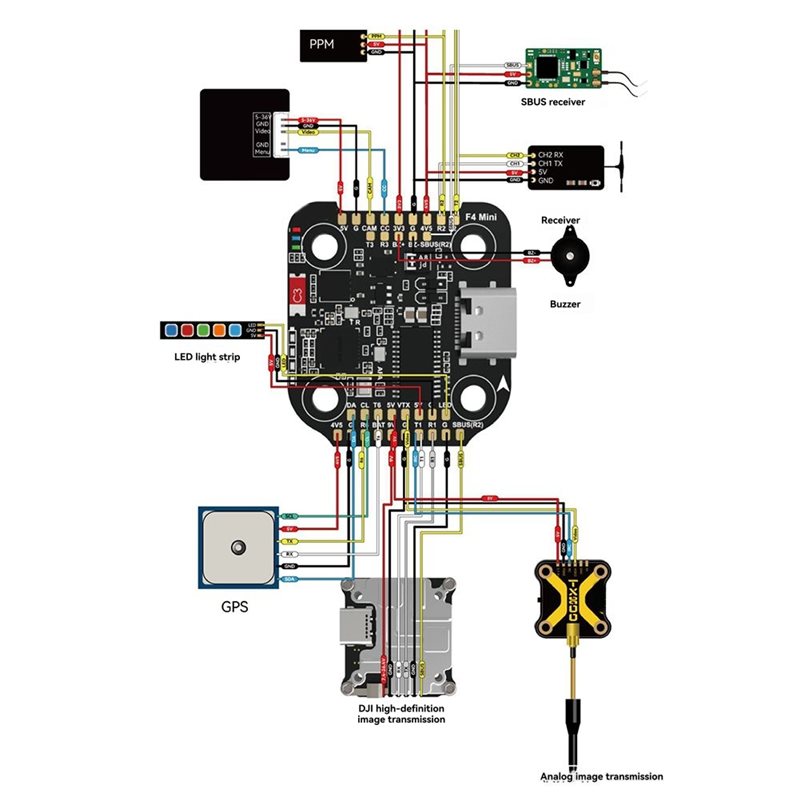 B92B for SpeedyBee F405 Mini S - Drone Racing Flight Controller ulasan dan harga