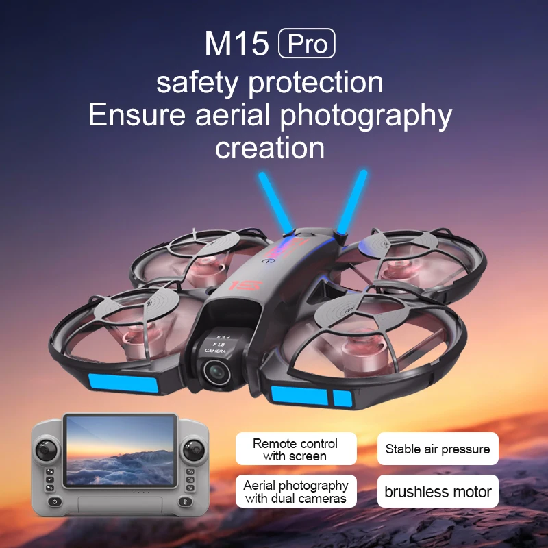 2026 New M15 FPV Drone with Sc - Drone Racing Camera ulasan dan harga